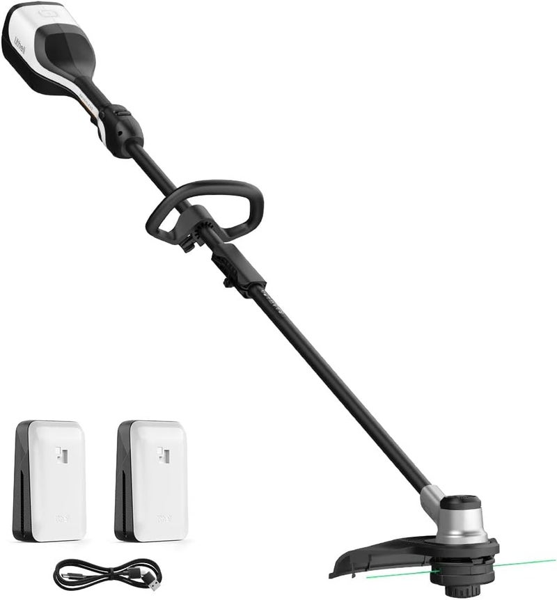 LiTHELi 2x20V 14" Brushless Cordless String Trimmer, Battery Powered Weed Eater, U20 Series Grass Trimmer with 2.5Ah Battery, Dual Line Bump Feed for Lawn Trimming, Lawn Care - Image 1